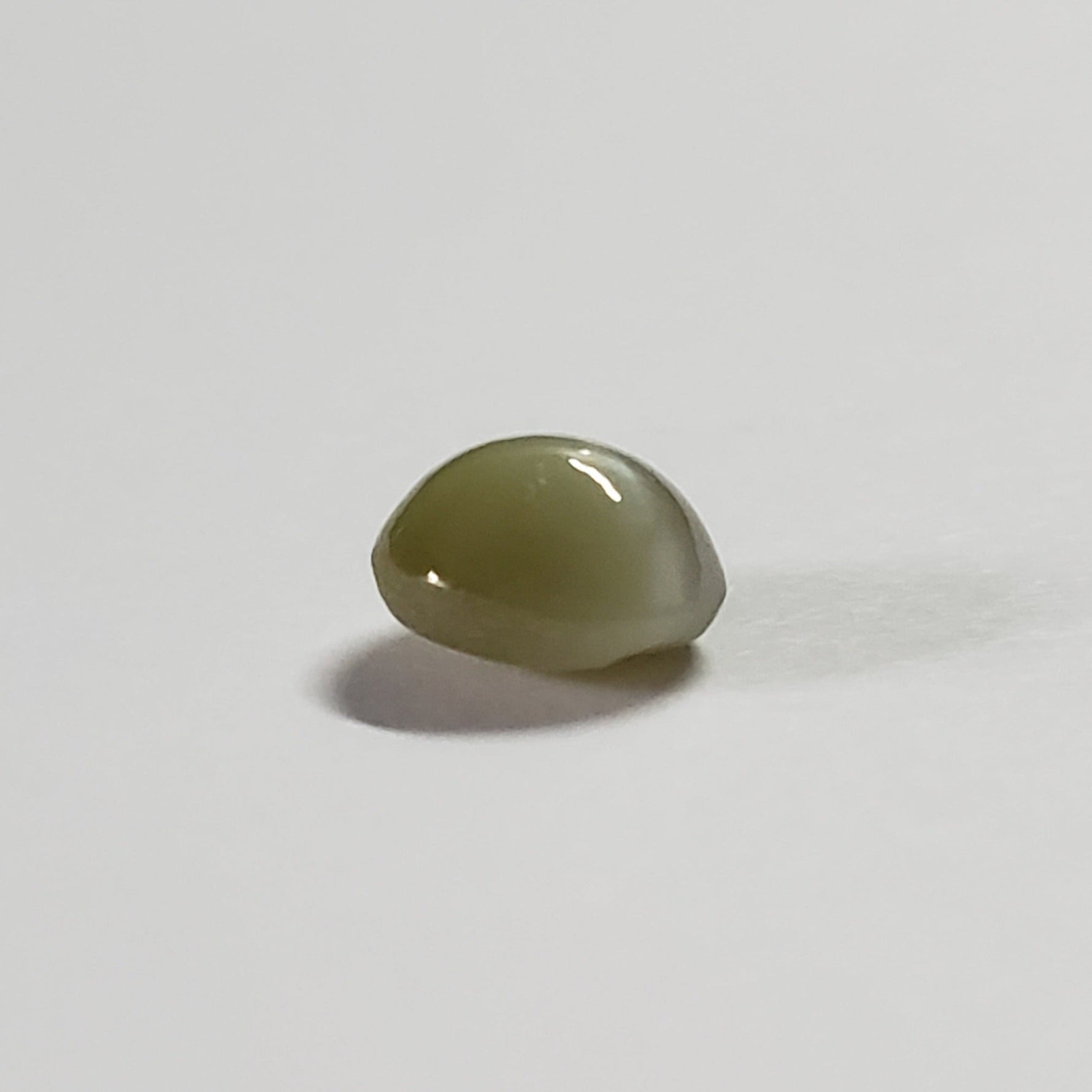  Chrysoberyl Cats Eye | Round Cabochon | Yellow | 6.0mm 1.2ct 5