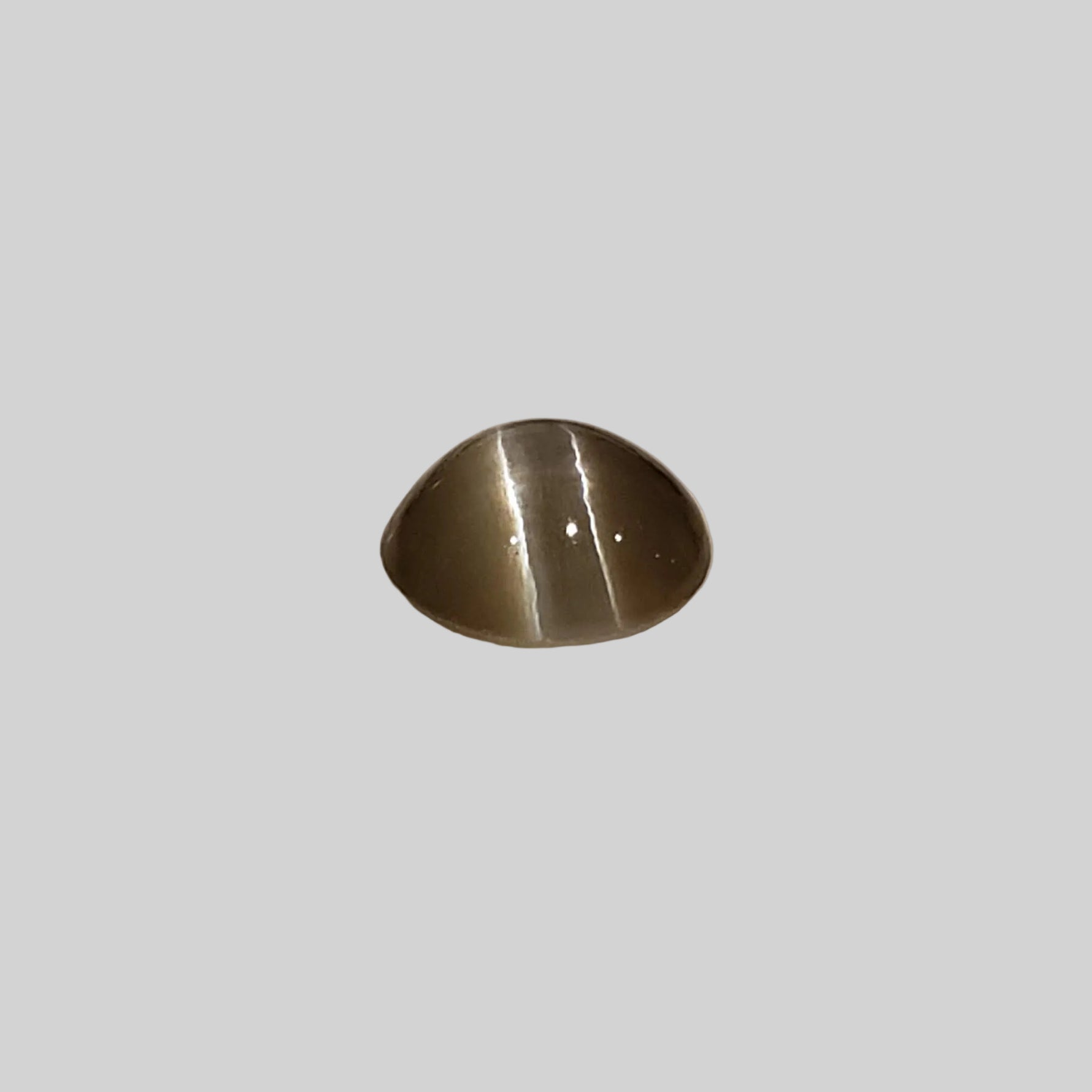  Chrysoberyl Cats Eye | Round Cabochon | Yellow | 6.5mm 1.1ct 6