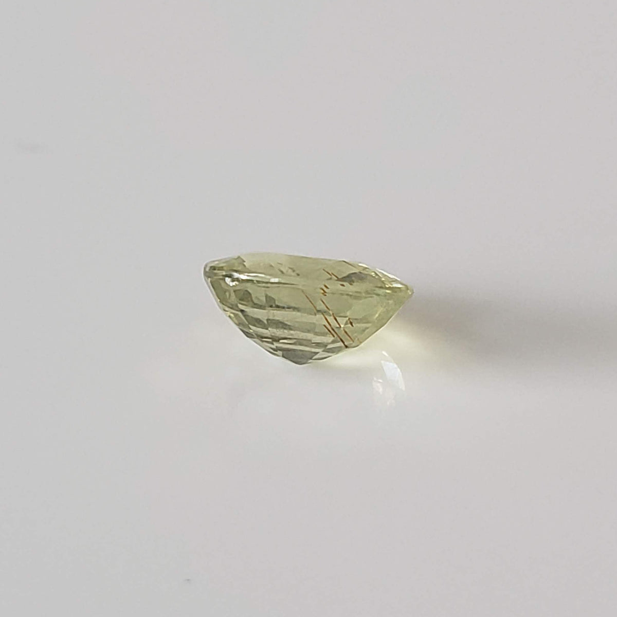  Chrysoberyl | Oval Cut | Canary Yellow | 7x6mm 1.3ct 6
