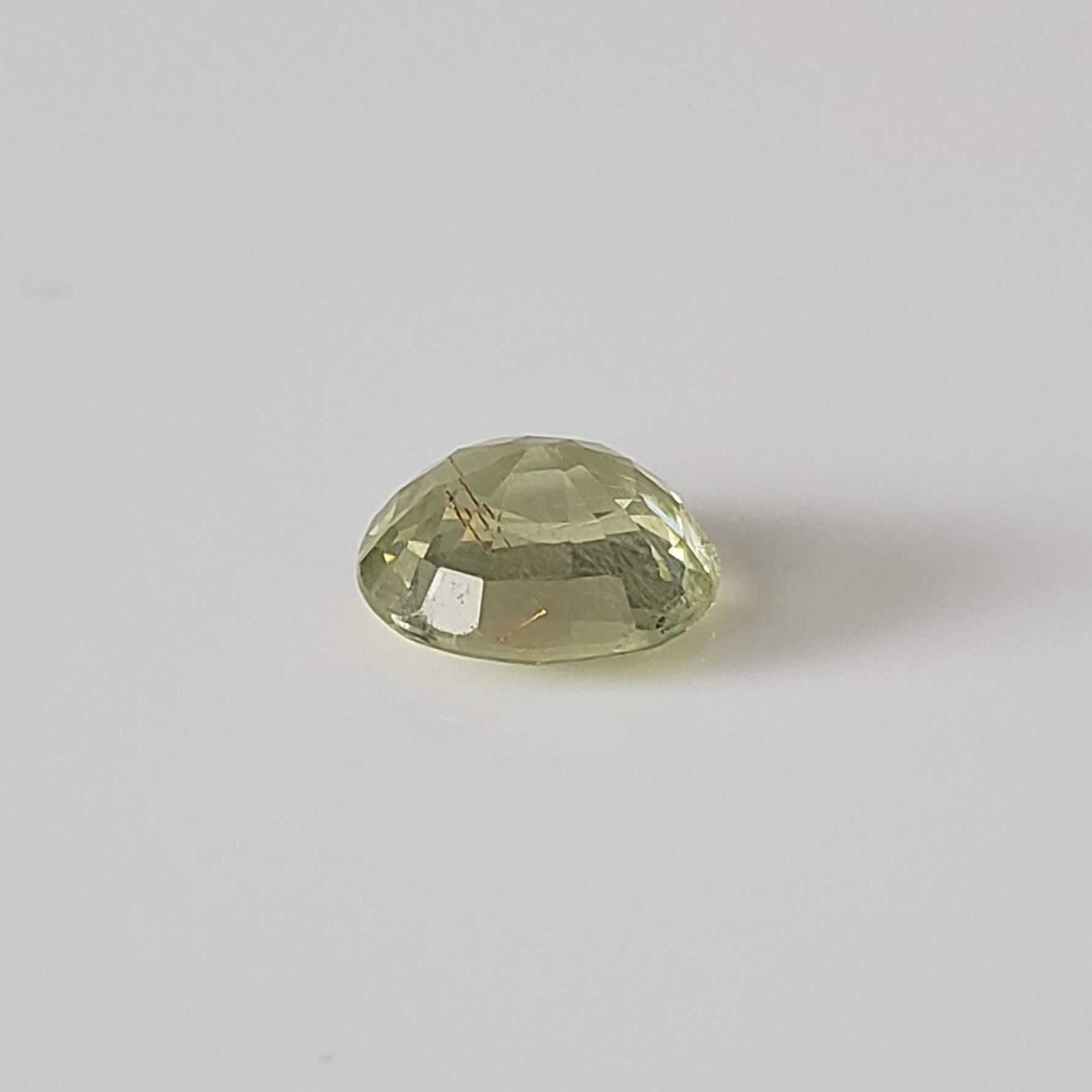  Chrysoberyl | Oval Cut | Canary Yellow | 7x6mm 1.3ct 7