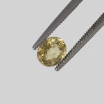 Chrysoberyl | Oval Cut | Yellow | 6.3x5.3mm 0.94ct 1