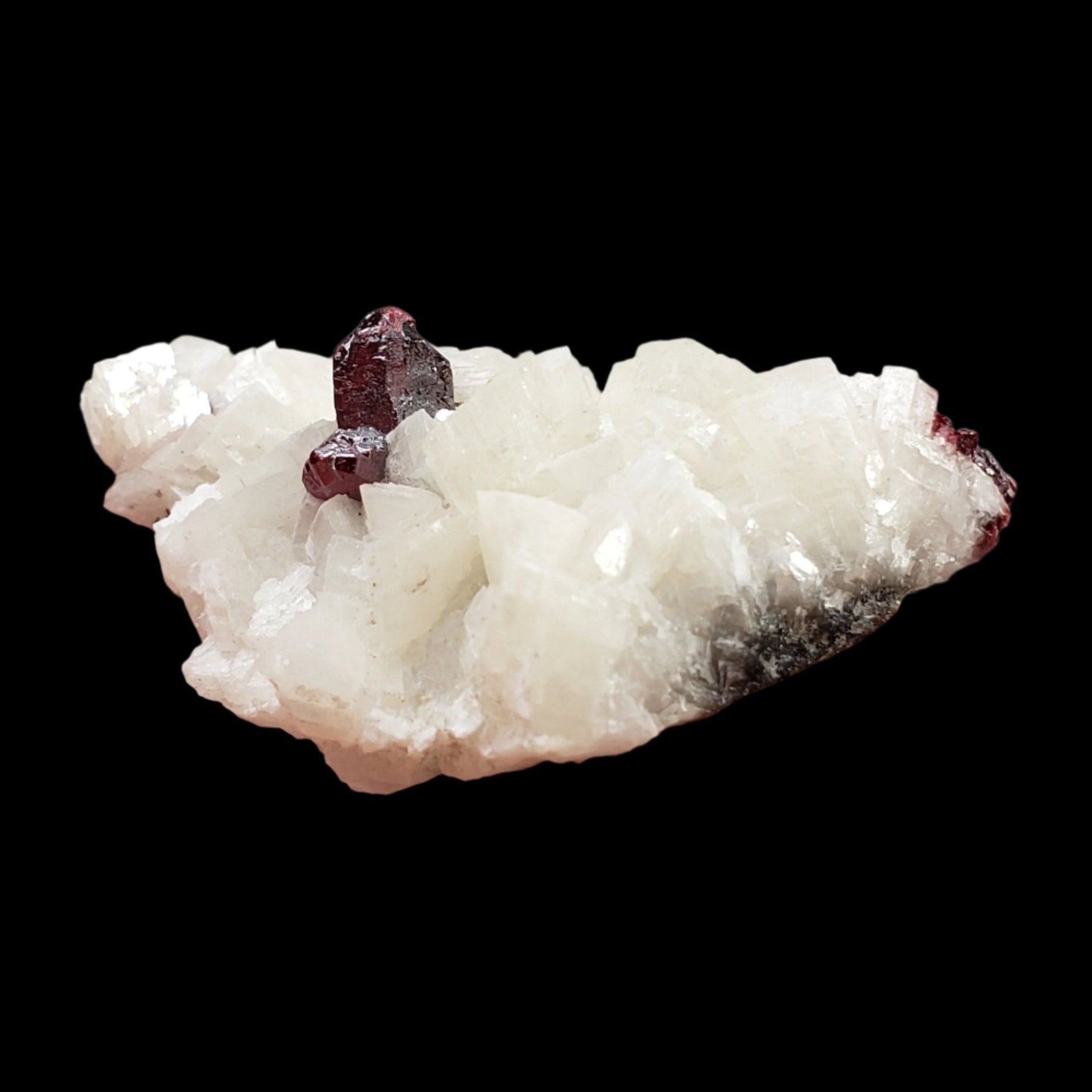  Cinnabar on Dolomite Crystal | Rare Mineral | 16.4 gr | Gong Kuan Mine China 3