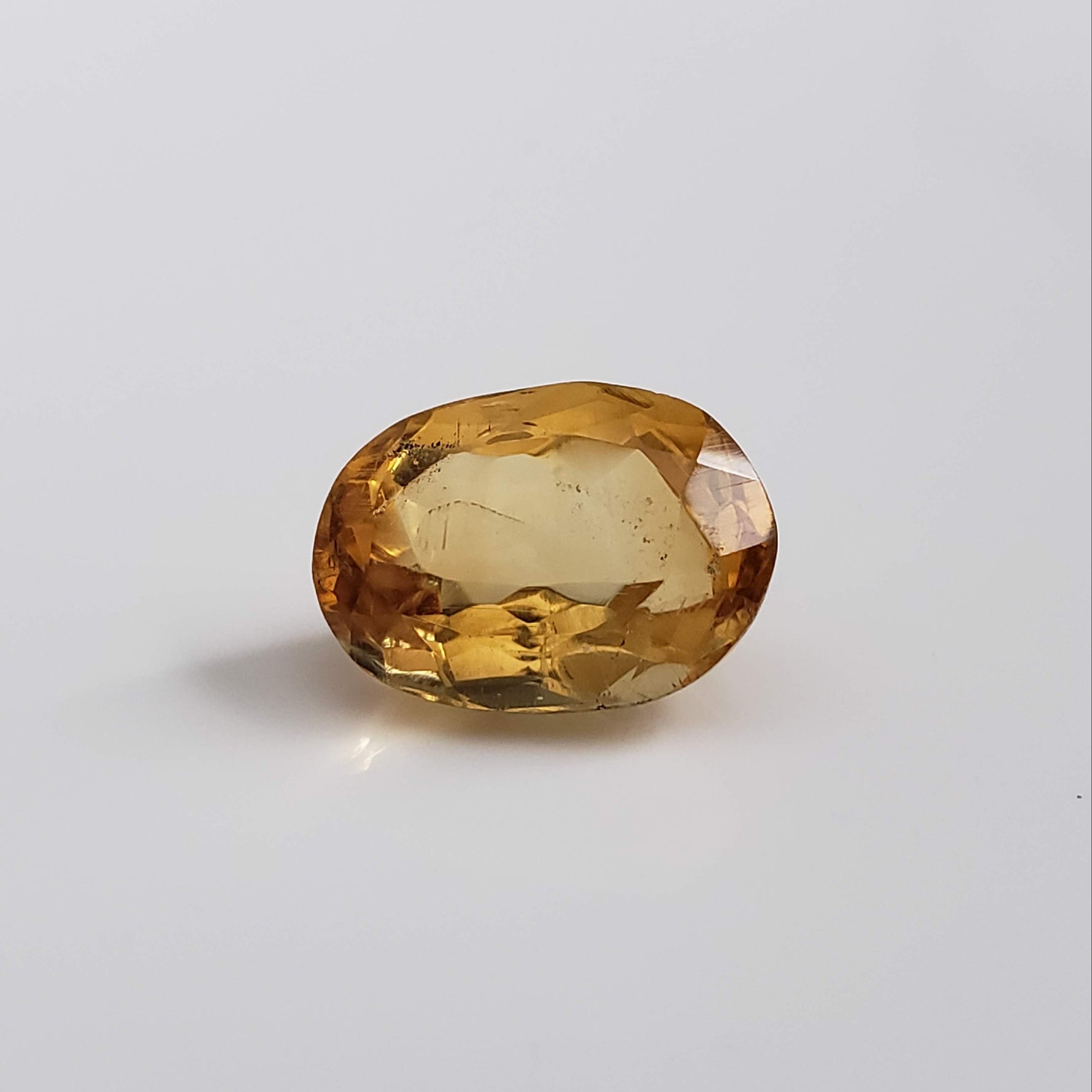  Citrine | Oval Cut | Yellow | 14.6x10.3mm, 7.5ct 