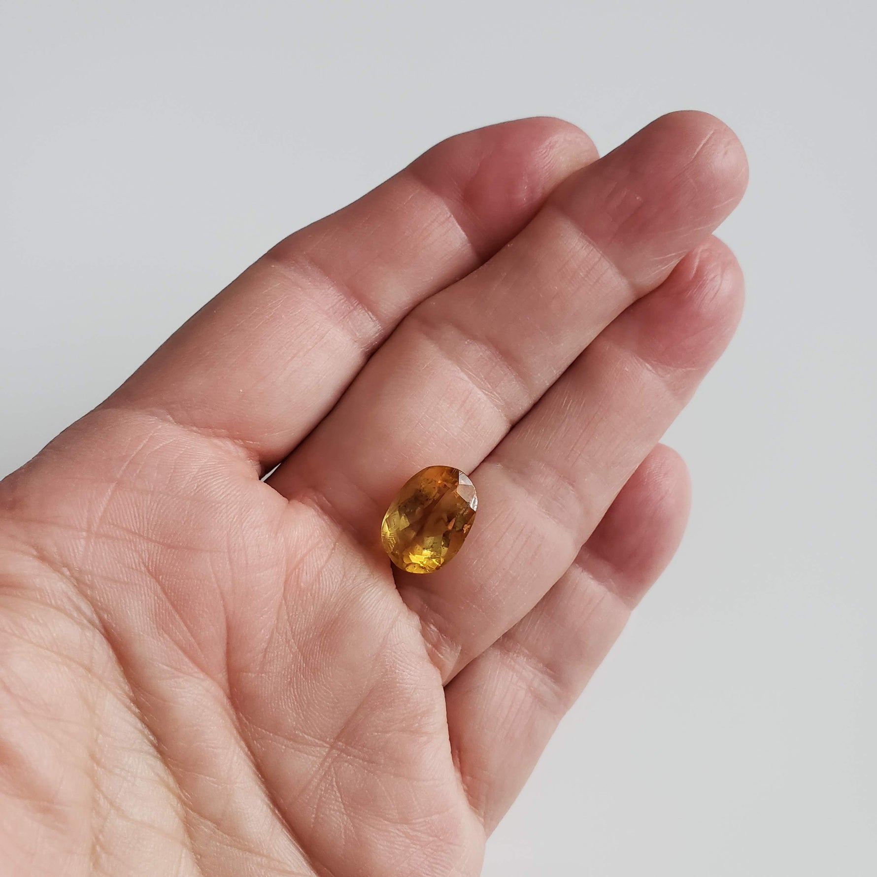  Citrine | Oval Cut | Yellow | 14.6x10.3mm, 7.5ct 5