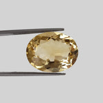  Citrine | Unheated Citrine | Oval Cut | Golden Yellow | 19.9x15.7mm 17.44ct | Madagascar 