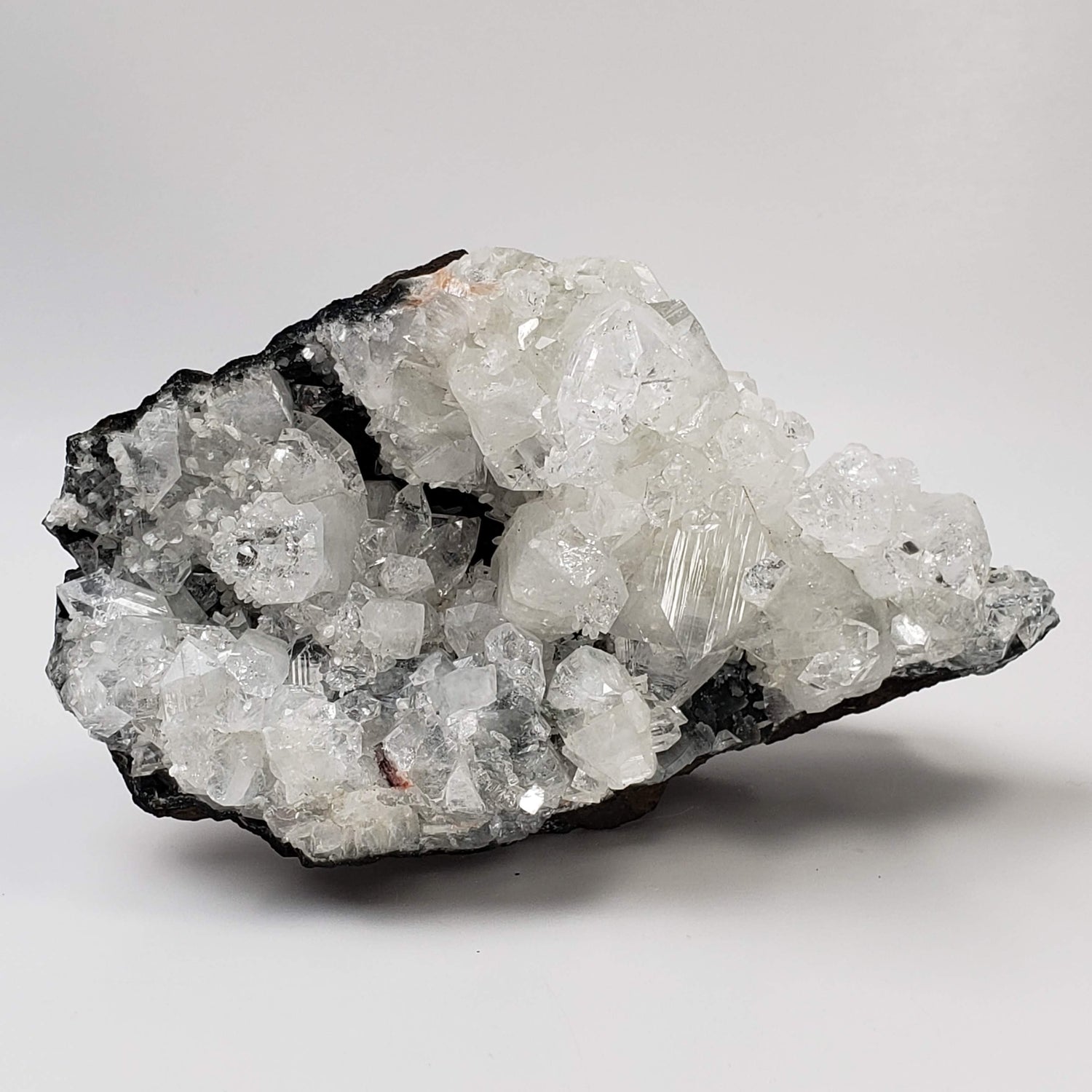  Clear Apophyllite Crystal Cluster on Druse Matrix | 893 Grams | Jalgaon, India 