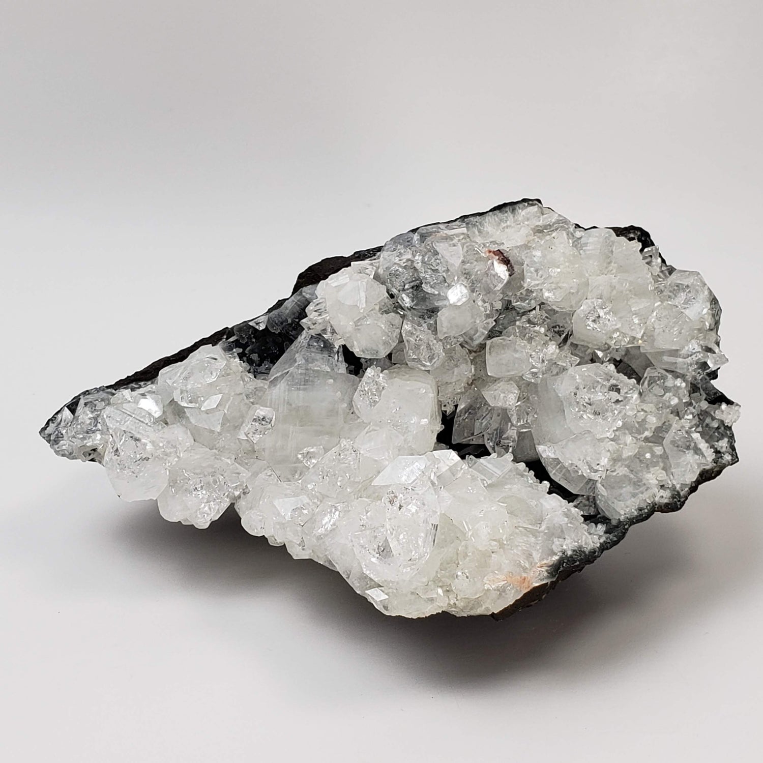  Clear Apophyllite Crystal Cluster on Druse Matrix | 893 Grams | Jalgaon, India 1