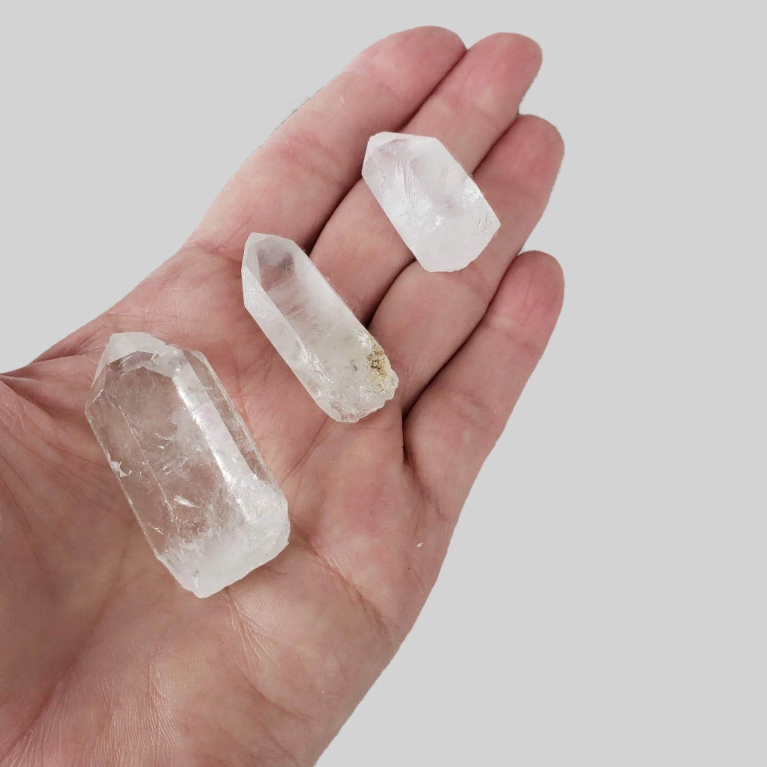  Clear Quartz Point | Natural Raw Quartz | Rough Mineral | Minas Gerais, Brazil 