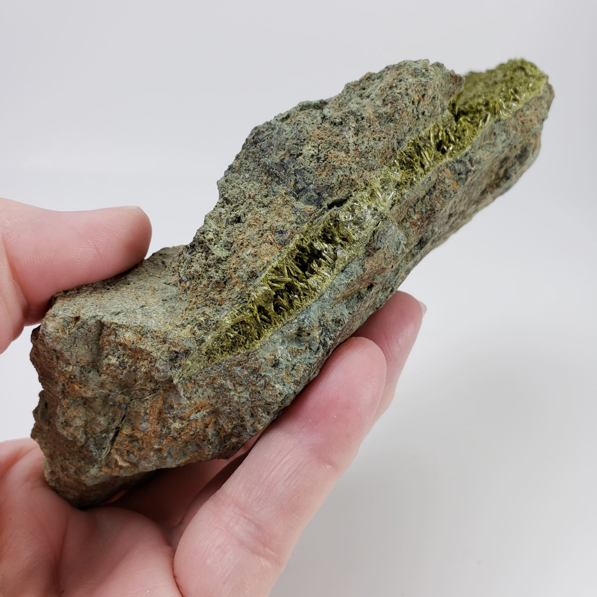  Clinozoisite var. Pistacite and Quartz Cluster | 623.8 gr | Green Epidote | Alicante, Spain 3