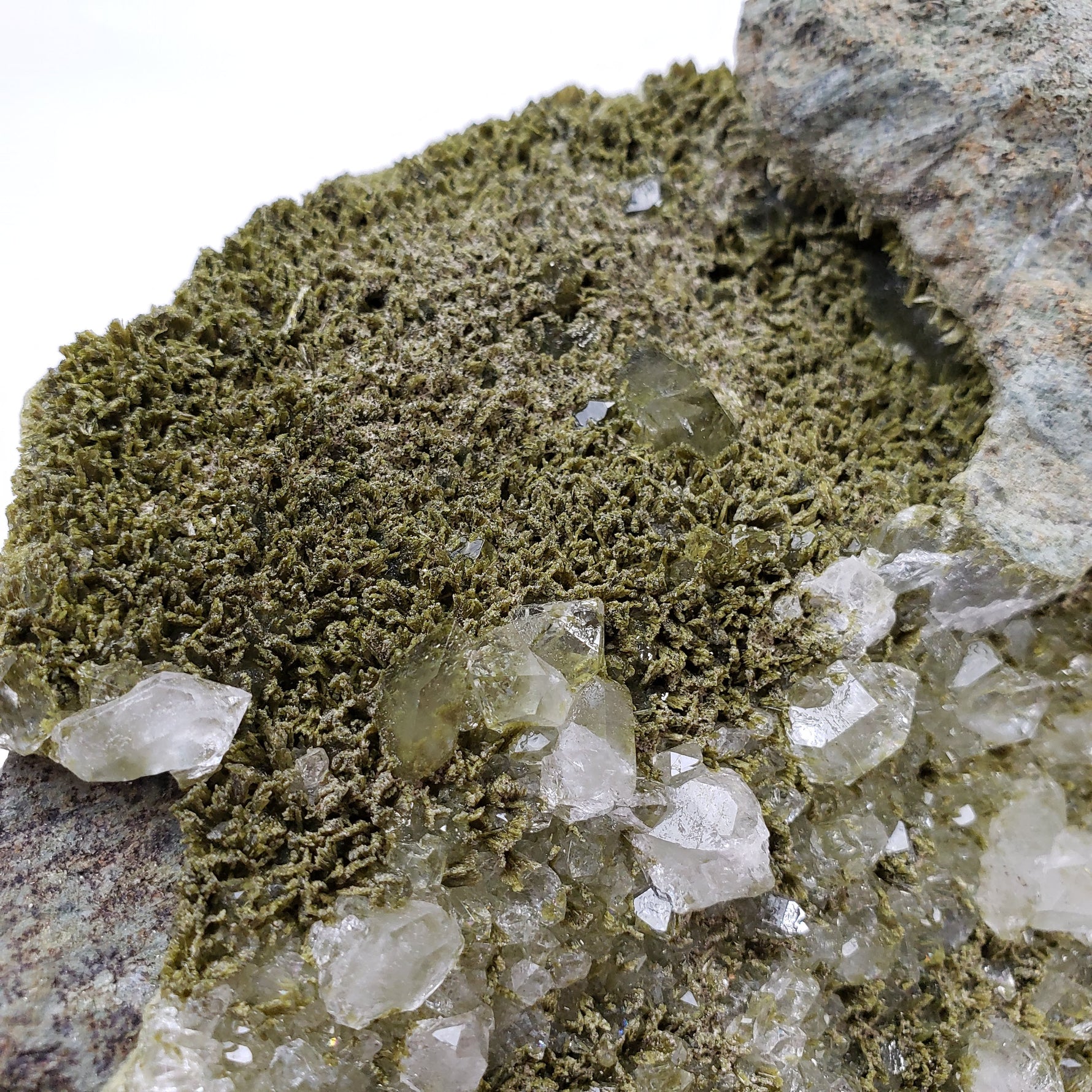  Clinozoisite var. Pistacite and Quartz Cluster | 623.8 gr | Green Epidote | Alicante, Spain 6