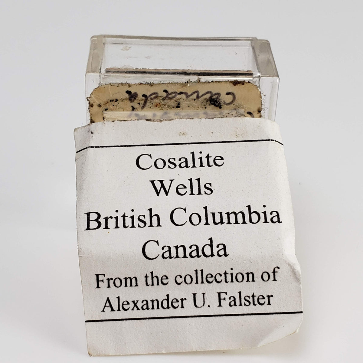 Cosalite crystals | Rare Old Collection Specimen | Thumbnail specimen | Wells, British Columbia, Canada-canagem-7