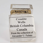 Cosalite crystals | Rare Old Collection Specimen | Thumbnail specimen | Wells, British Columbia, Canada-canagem-7