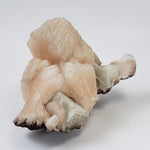 Cubic Green Apophyllite on Pink Stilbite with Scolecite Spray | 812 gr | Crystal | Nasik, India 1