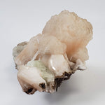  Cubic Green Apophyllite on Pink Stilbite with Scolecite Spray | 812 gr | Crystal | Nasik, India 4