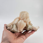 Cubic Green Apophyllite on Pink Stilbite with Scolecite Spray | 812 gr | Crystal | Nasik, India 6