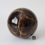  Dark Brown Aragonite Sphere | 104 mm, 4.1 in | 1.71 kg 5