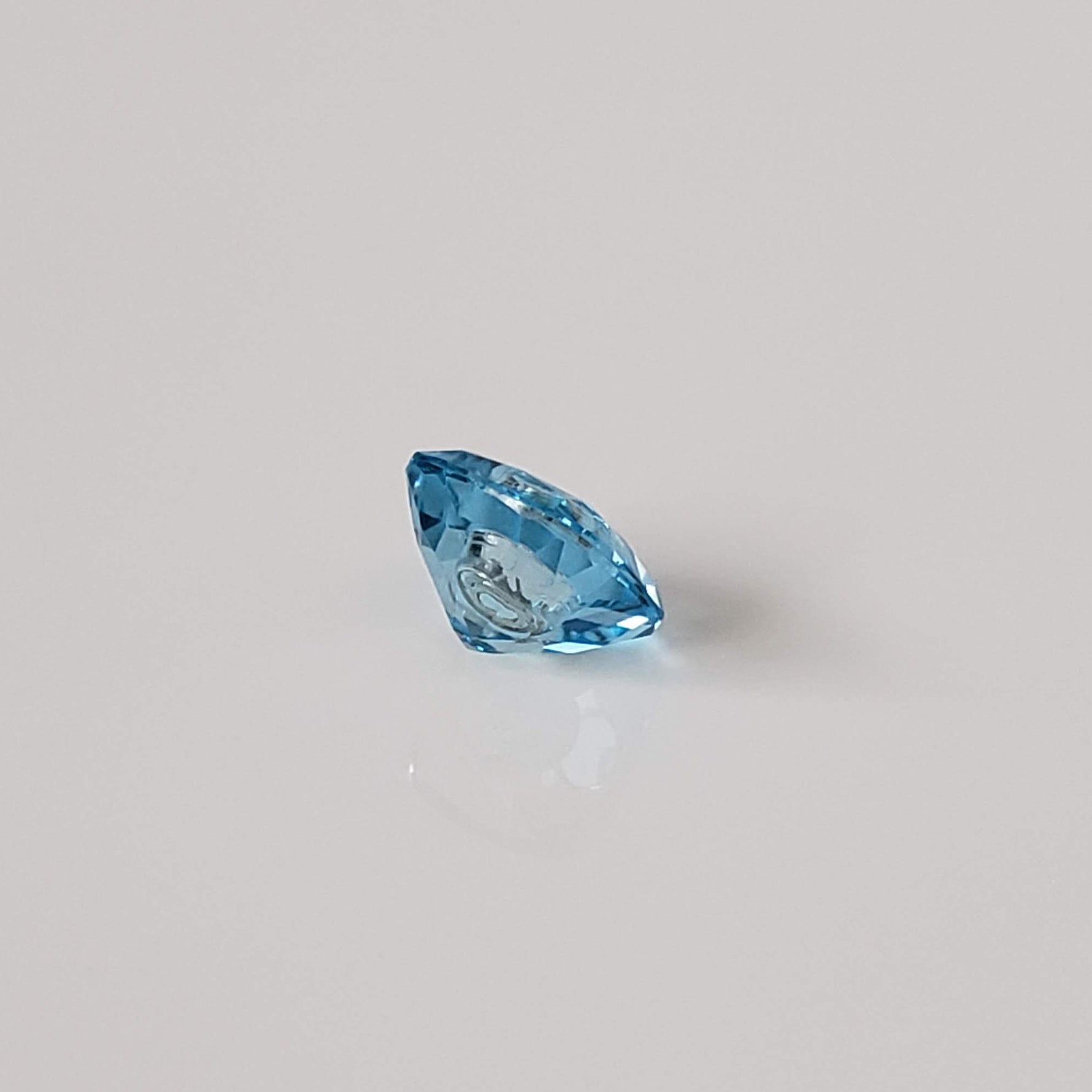  Diamond in Topaz | Cushion Cut | Sky Blue | 6 mm 1.30ct 5