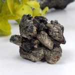  Diopside Crystal Cluster | 31 grams | Biotite Mica Micro | Otter Lake, QC, Canada 