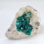  Dioptase on Calcite | Emerald Green Crystals | 116.72 Gr | Tsumeb Mine, Otavi, Namibia 1