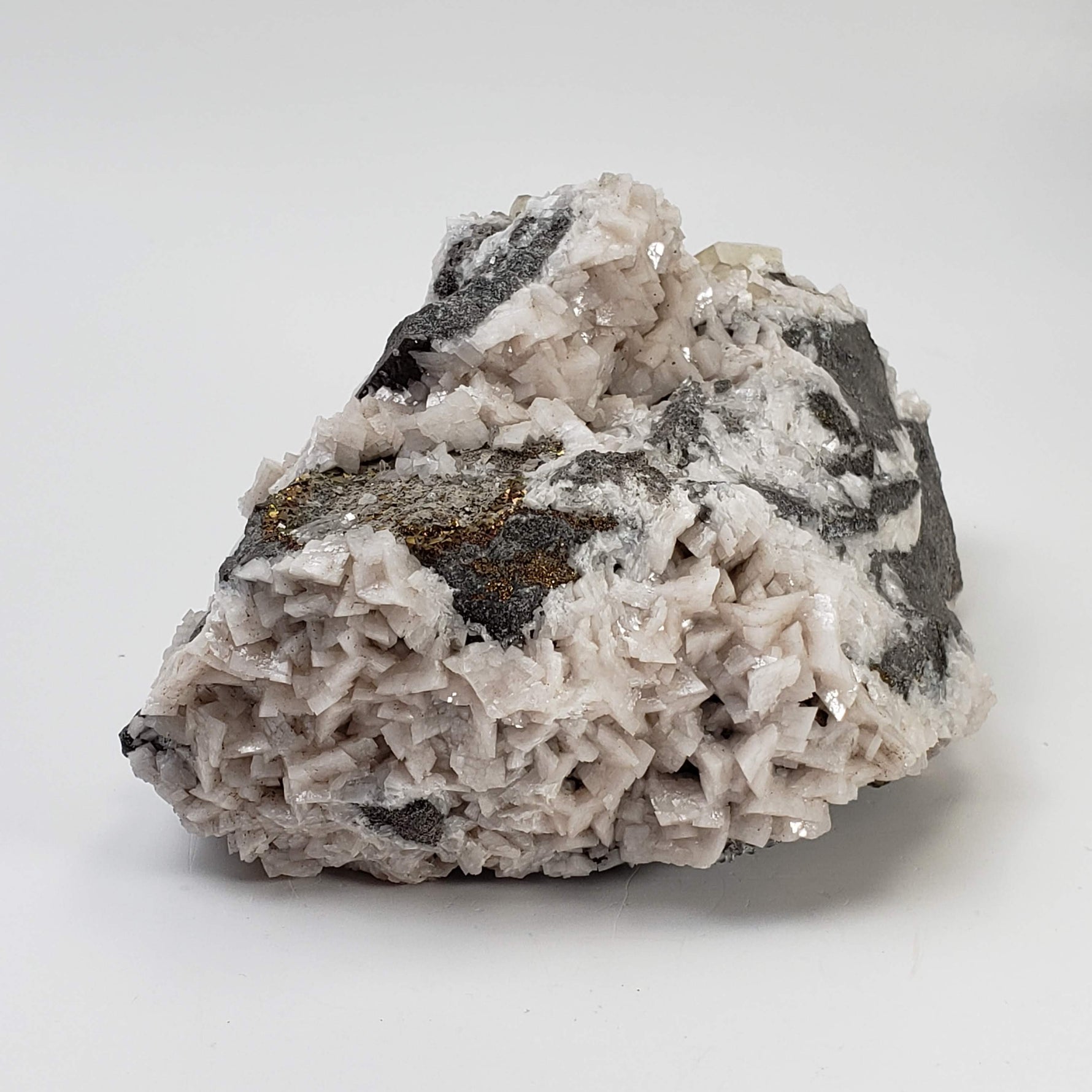  Dolomite, Calcite, Pyrite and Quartz Cluster | AAA Crystal | 1.68 KG | Quebec, Canada 4