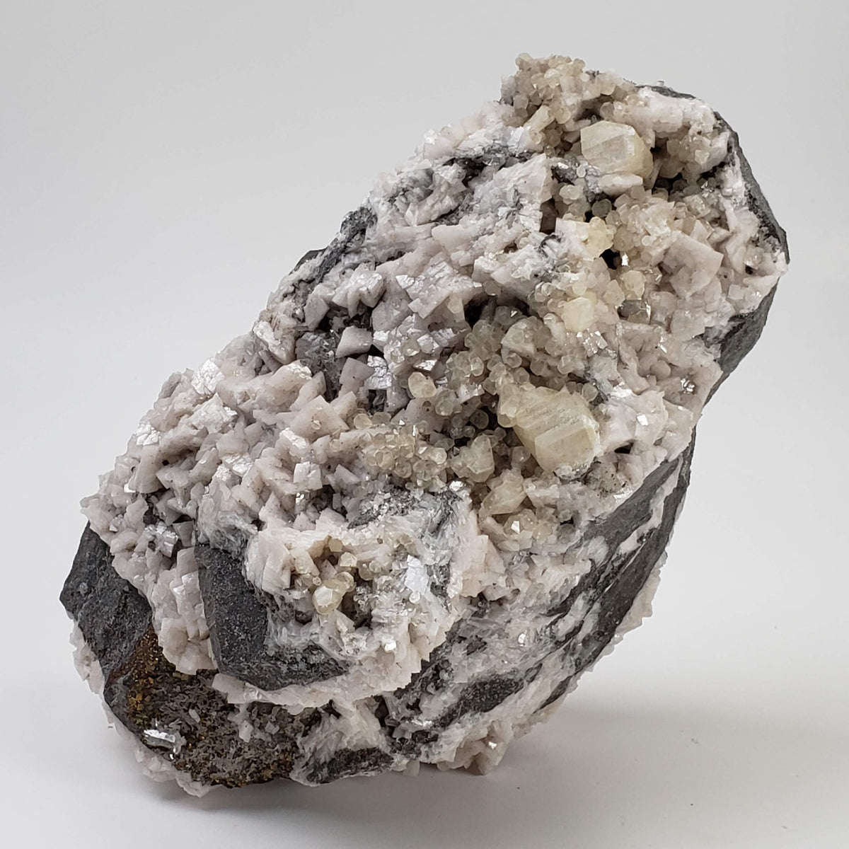  Dolomite, Calcite, Pyrite and Quartz Cluster | AAA Crystal | 1.68 KG | Quebec, Canada 1