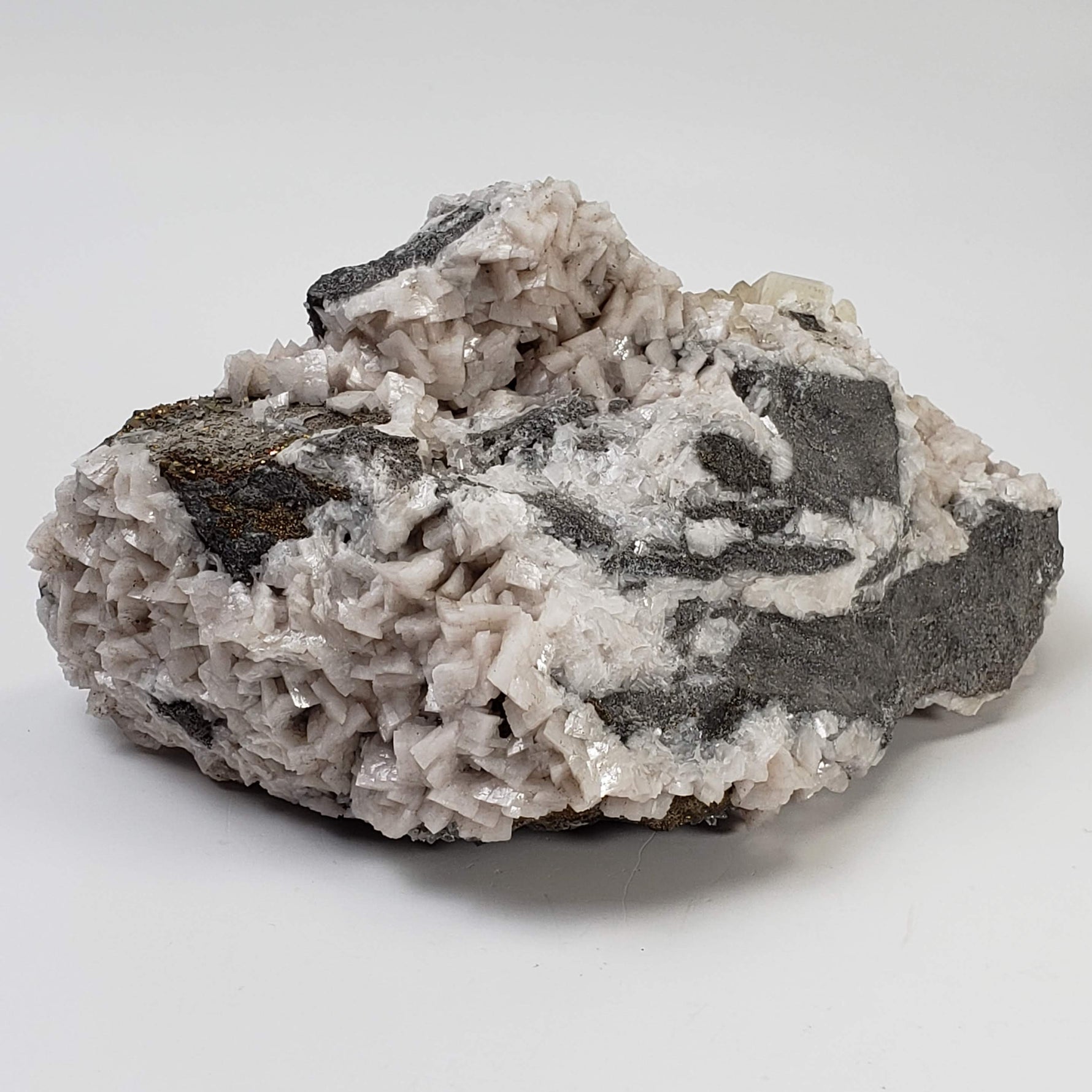  Dolomite, Calcite, Pyrite and Quartz Cluster | AAA Crystal | 1.68 KG | Quebec, Canada 3