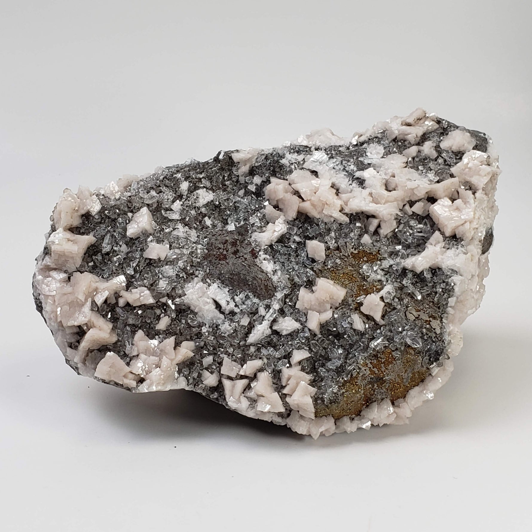  Dolomite, Calcite, Pyrite and Quartz Cluster | AAA Crystal | 1.68 KG | Quebec, Canada 2