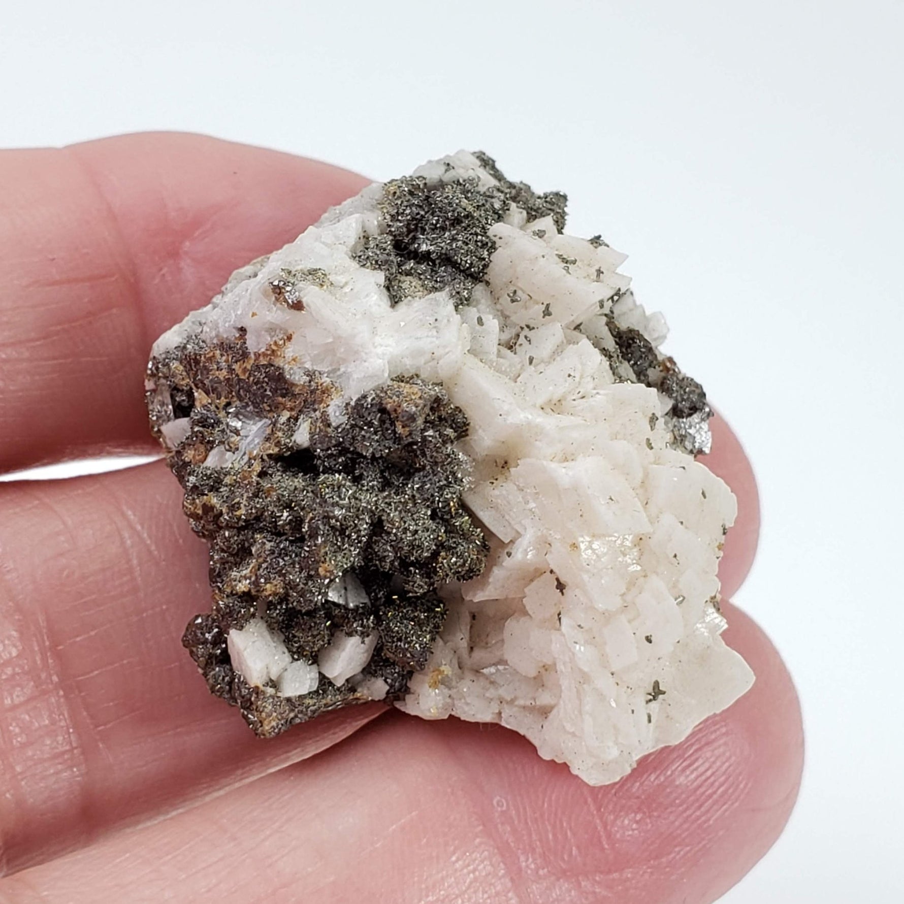  Dolomite on Sphalerite Crystals | 25 grams | Daniel's Harbor | Newfoundland and Labrador, Canada 2