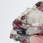  Eudialyte | Fluorescent under UV light | 170 grams | Mont Saint Hilaire, Québec, Canada 6