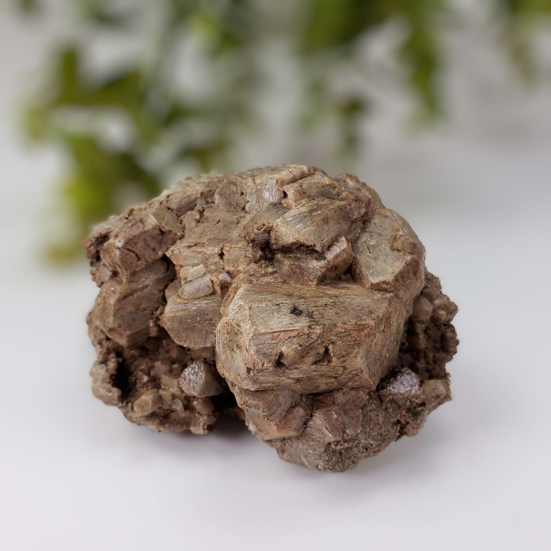  Feldspar Crystal Cluster | Sharp Intergrown Crystals | 450 grams | Tory Hill, Ontario, Canada 