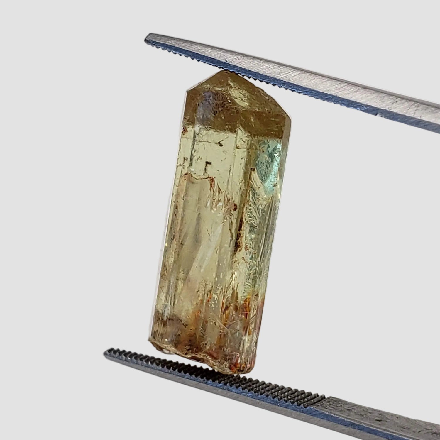 Fluorapatite Crystal | Perky Box Thumbnail Specimen | Cerro del Mercado | Durango, Mexico 0