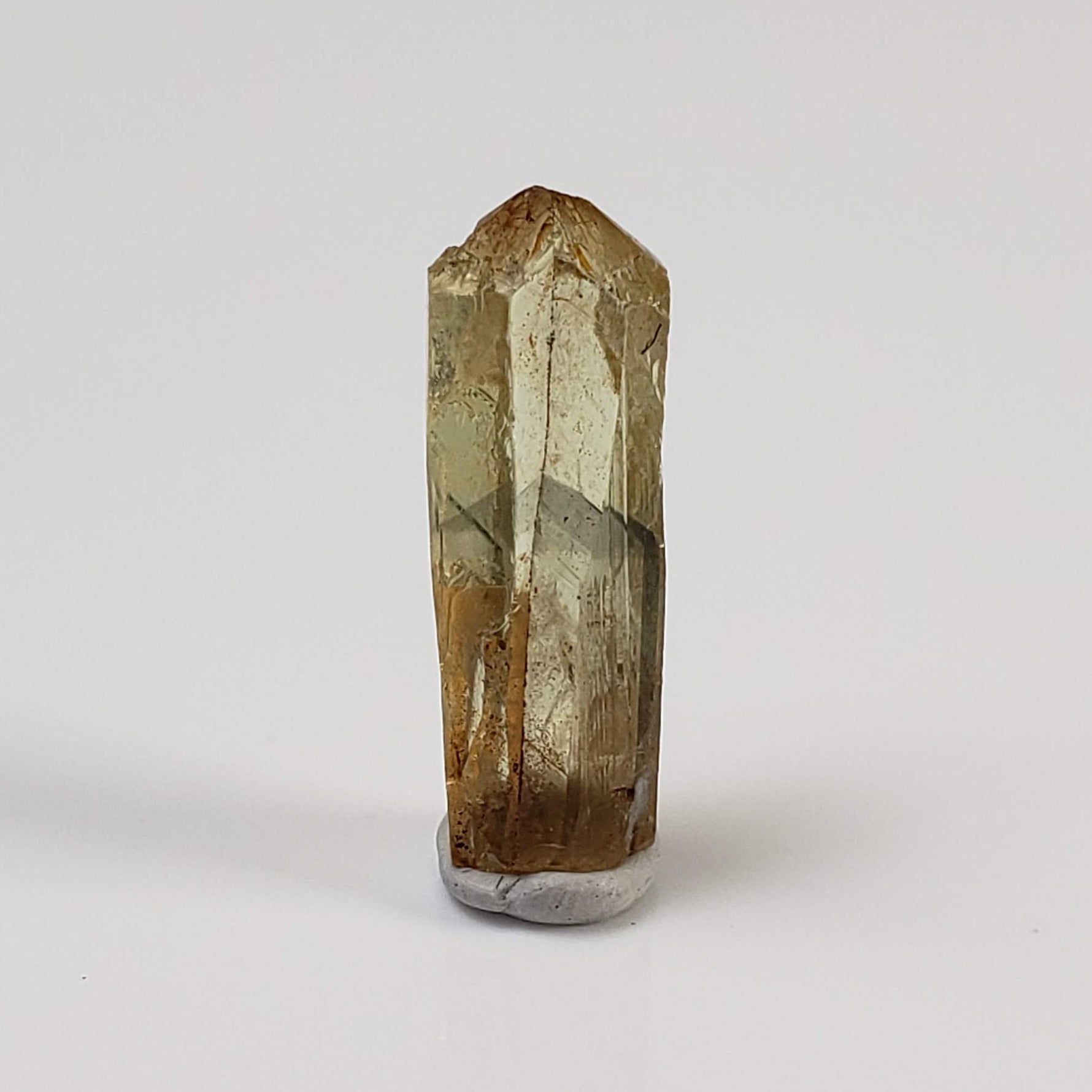 Fluorapatite Phantom Crystal | Perky Box Thumbnail Specimen | Cerro del Mercado | Durango, Mexico 5