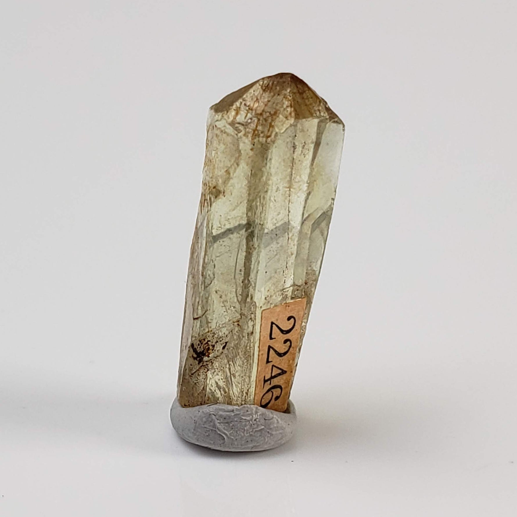 Fluorapatite Phantom Crystal | Perky Box Thumbnail Specimen | Cerro del Mercado | Durango, Mexico 4