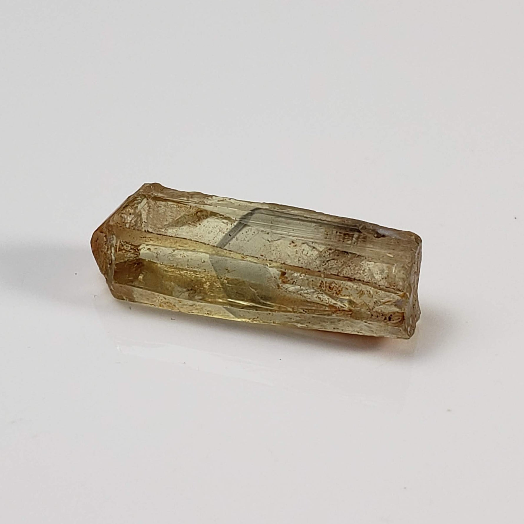 Fluorapatite Phantom Crystal | Perky Box Thumbnail Specimen | Cerro del Mercado | Durango, Mexico 6