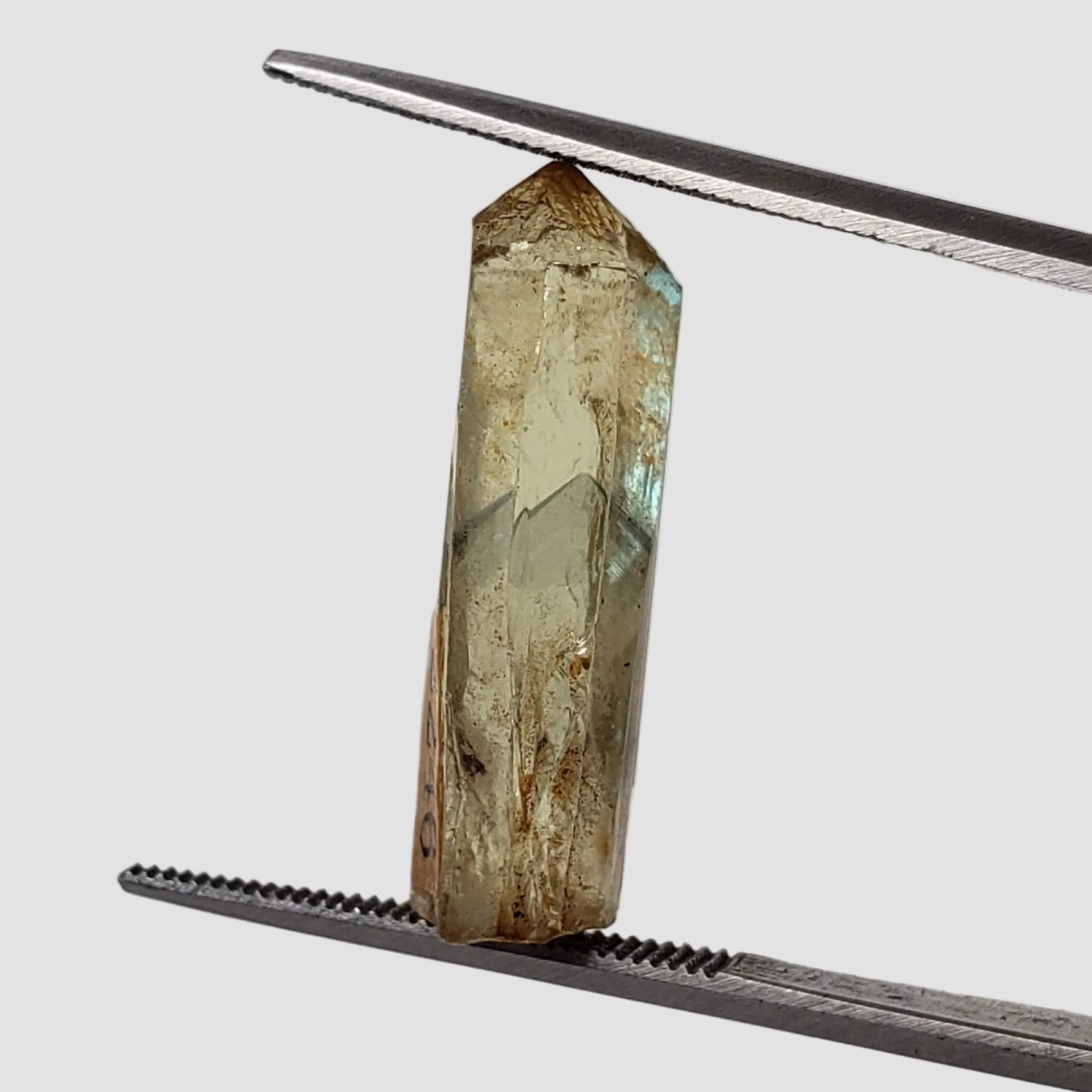 Fluorapatite Phantom Crystal | Perky Box Thumbnail Specimen | Cerro del Mercado | Durango, Mexico 0