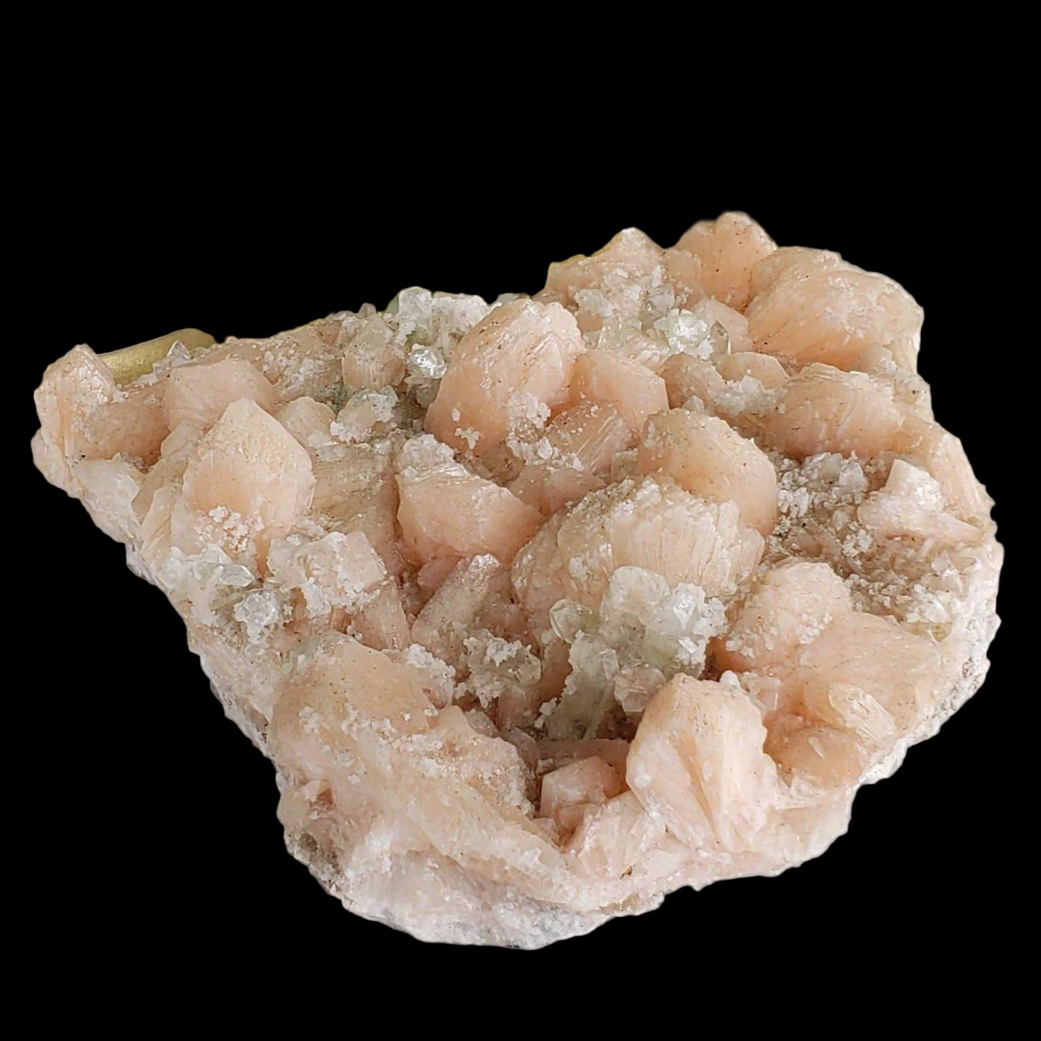  Fluorapophyllite and Pink Stilbite Crystal Cluster | 2.26 KG | Jalgaon, India 3
