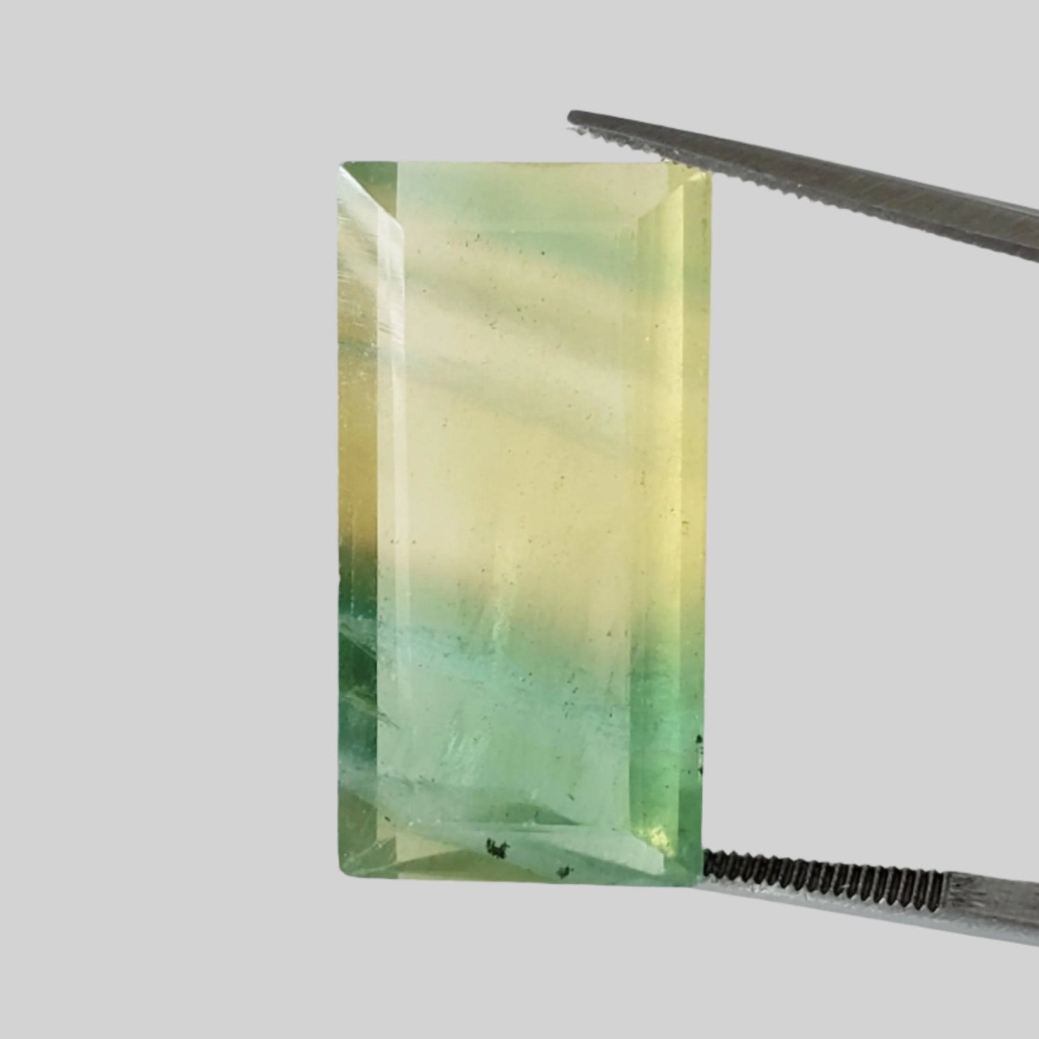  Fluorite | Baguette Cut | Party Color | 28x14mm 37.19ct 