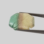  Fluorite | Carved Fluorite | Tri Color | 18x14mm 16ct 5