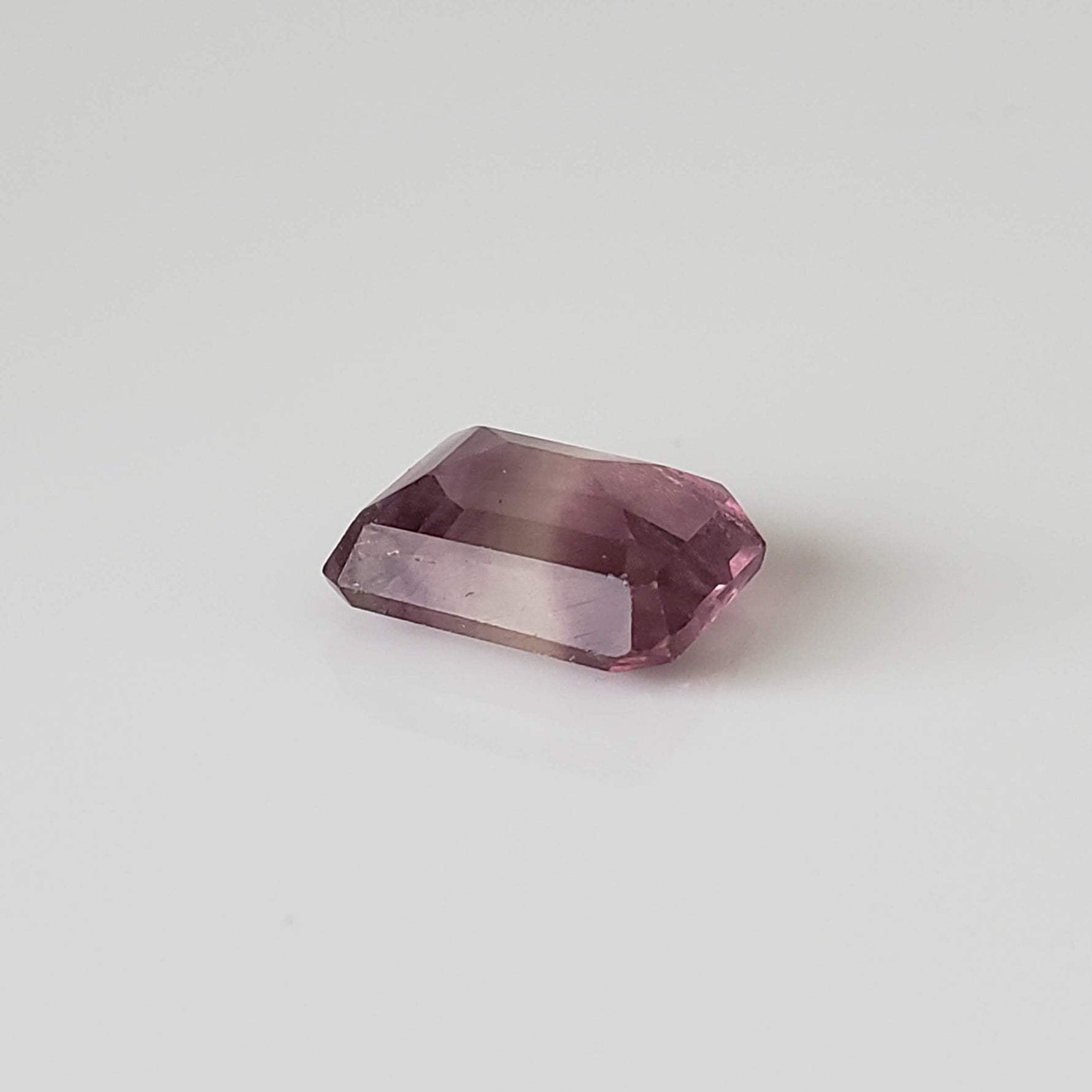  Fluorite | Octagon Cut | Bi-Color Pink | 11x8.9mm 4.83ct 3
