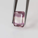  Fluorite | Octagon Cut | Bi-Color Pink | 11x8.9mm 4.83ct 2