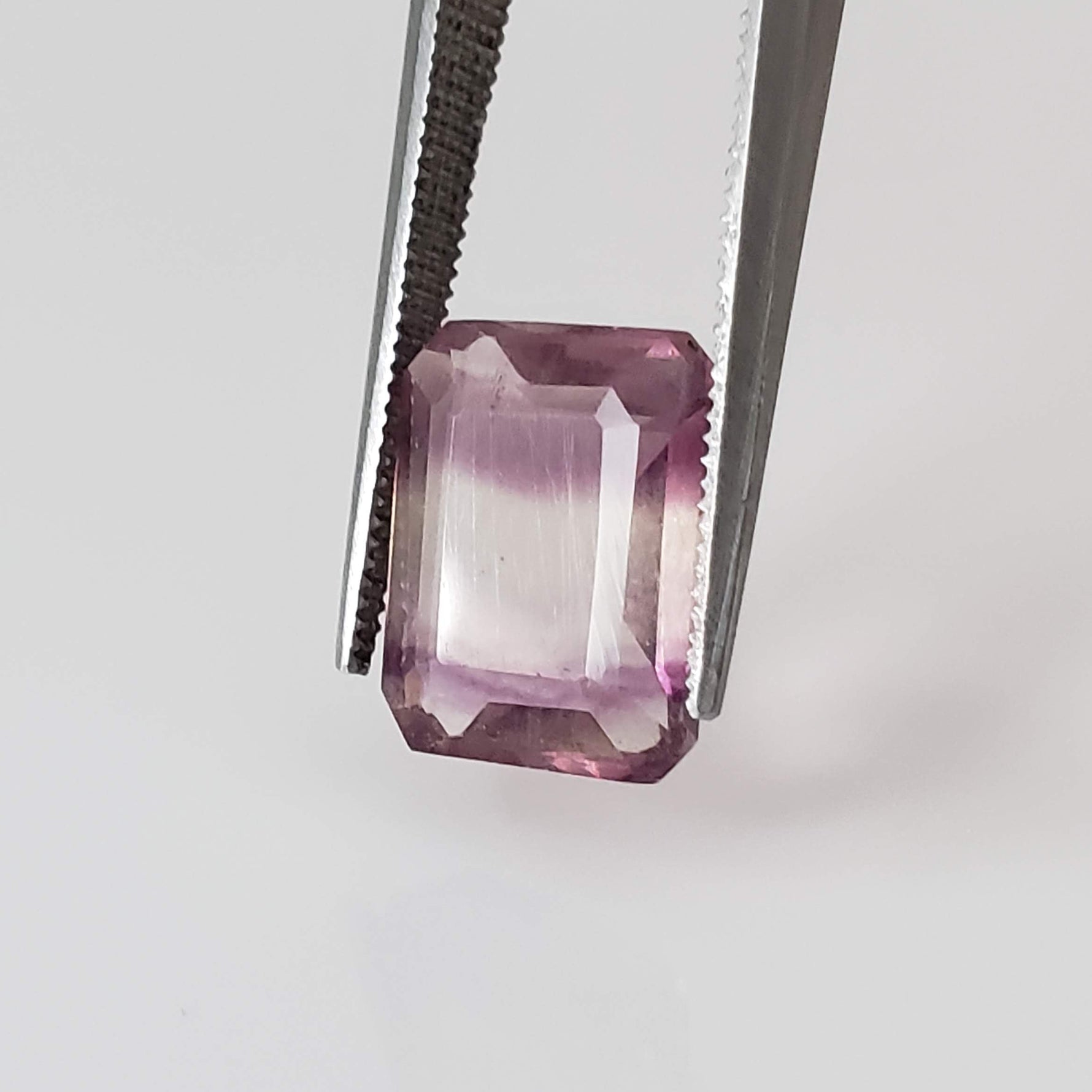  Fluorite | Octagon Cut | Bi-Color Pink | 11x8.9mm 4.83ct 2