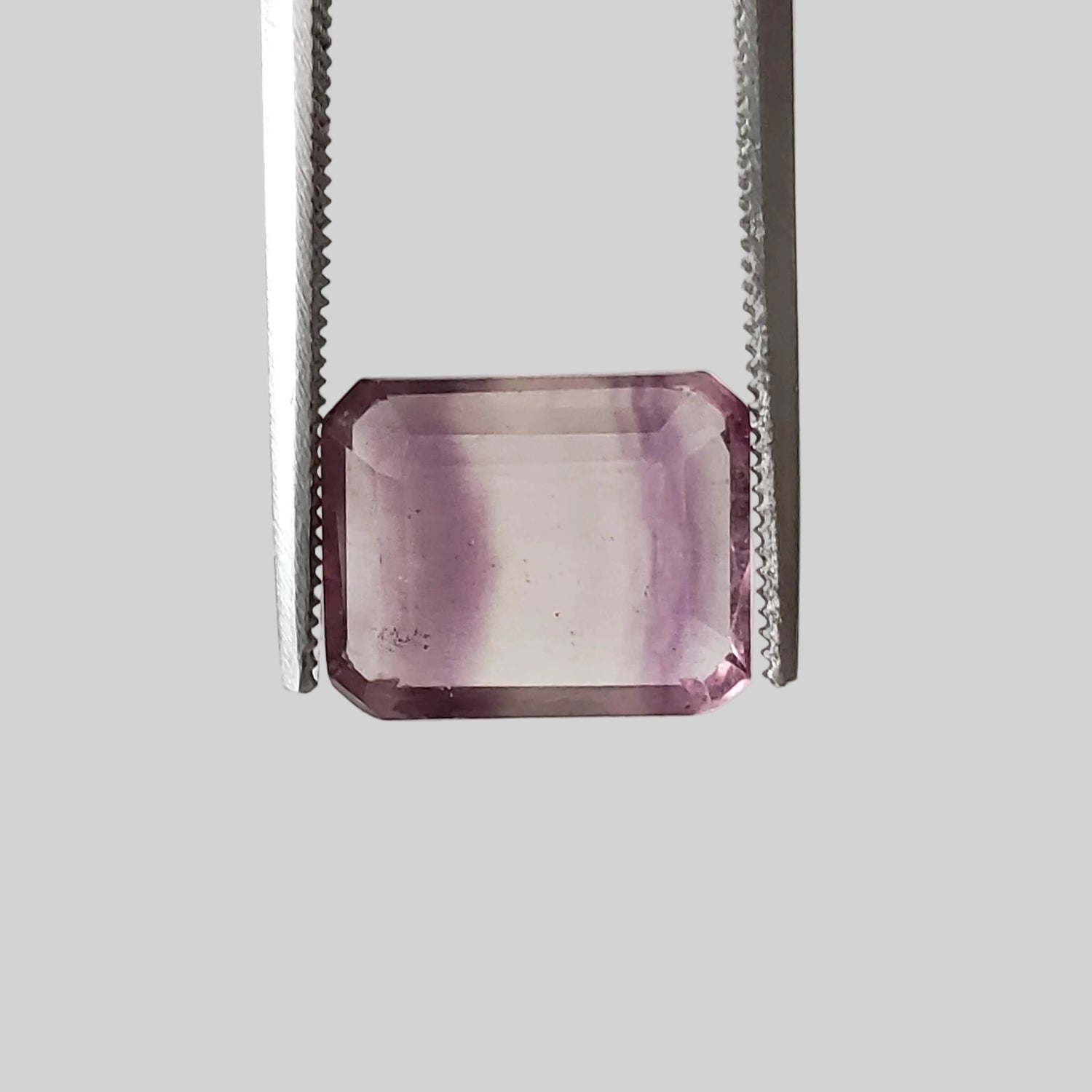  Fluorite | Octagon Cut | Bi-Color Pink | 11x8.9mm 4.83ct 1