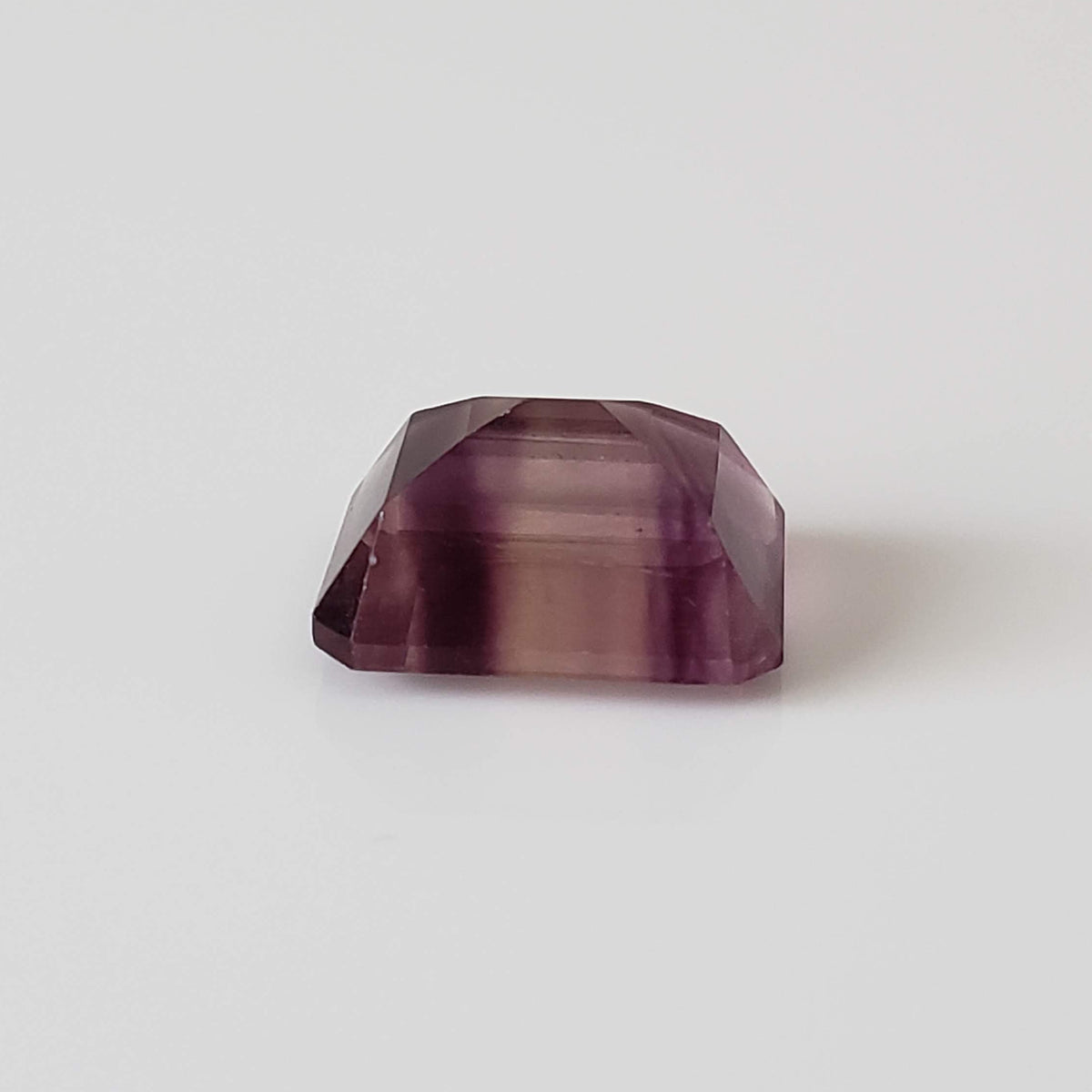  Fluorite | Octagon Cut | Bi-Color Purple | 12x9.8mm 6.7ct 5