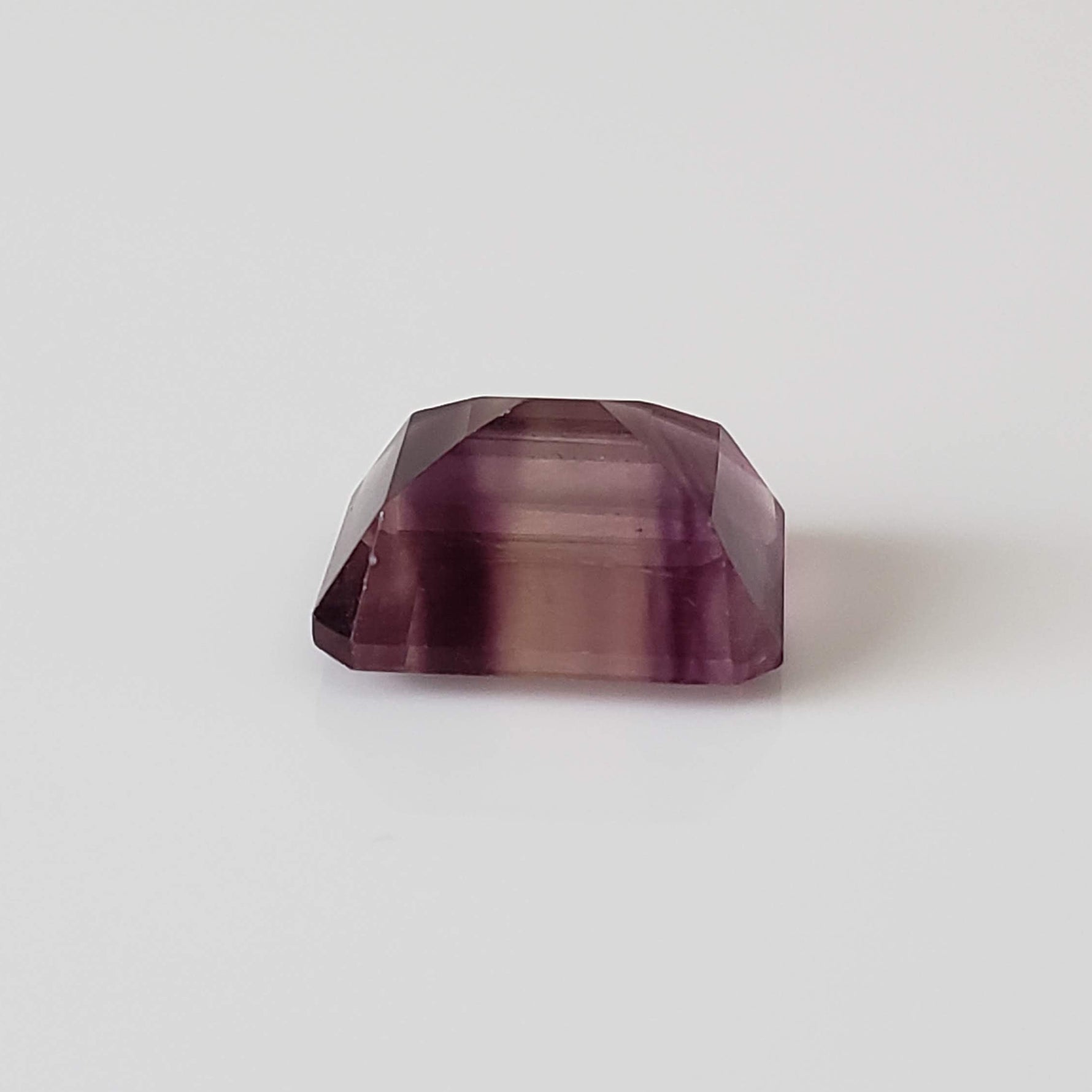  Fluorite | Octagon Cut | Bi-Color Purple | 12x9.8mm 6.7ct 5