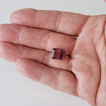  Fluorite | Octagon Cut | Bi-Color Purple | 12x9.8mm 6.7ct 6