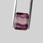  Fluorite | Octagon Cut | Bi-Color Purple | 12x9.8mm 6.7ct 2