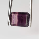  Fluorite | Octagon Cut | Bi-Color Purple | 13.8x10mm 6.9ct 1