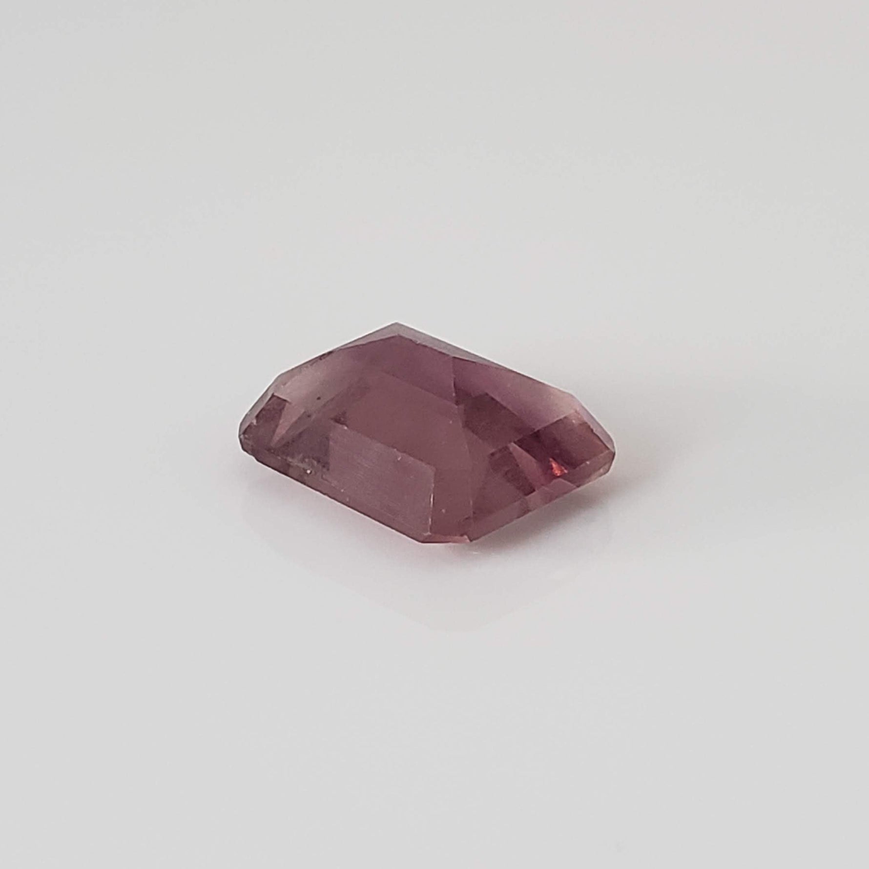  Fluorite | Octagon Cut | Bi-Color Siberian Pink | 11x9mm 4.72ct 4
