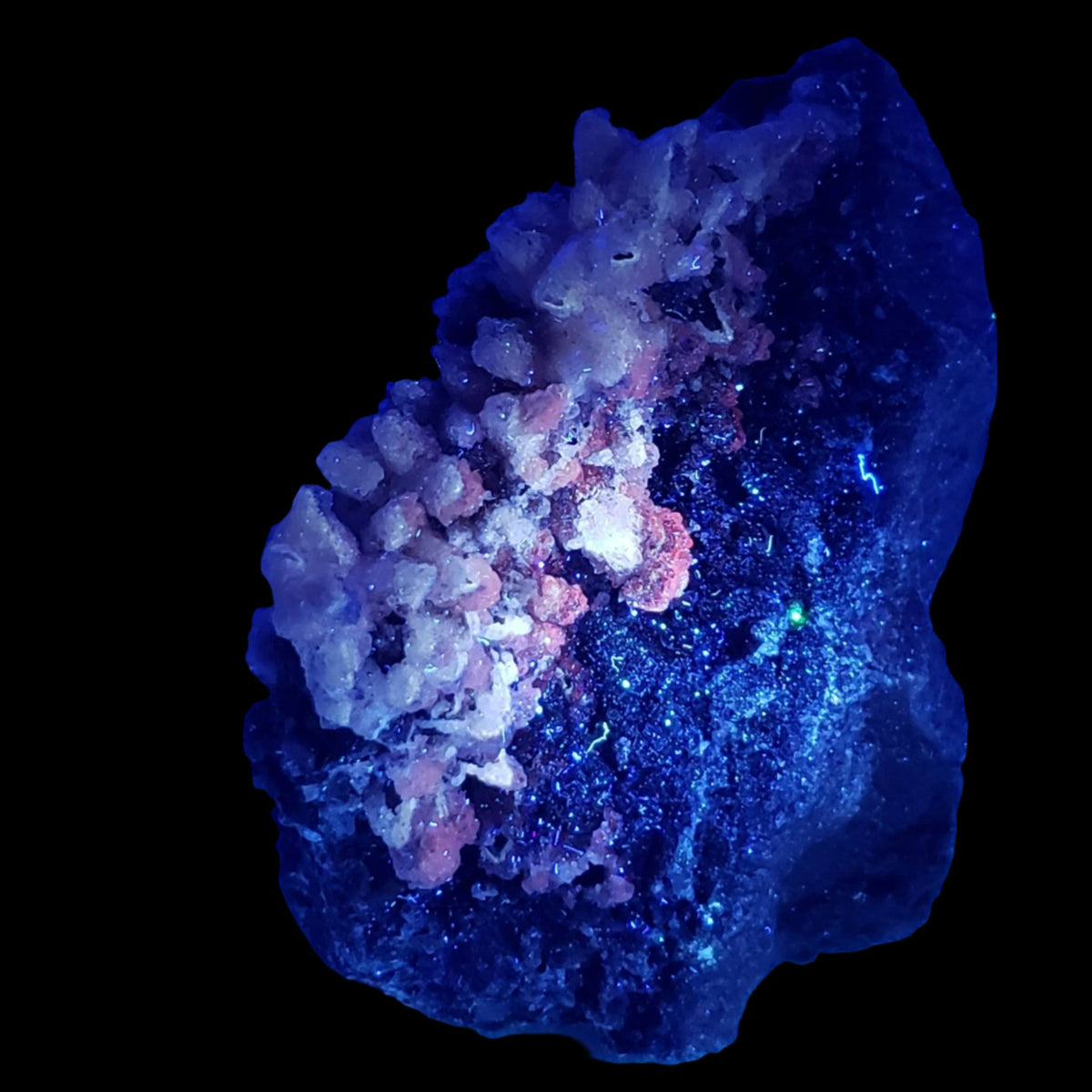  Fluorite on Calcite Cluster | 364 Grams | Famous Hercules Mine, Mexico SO24 6