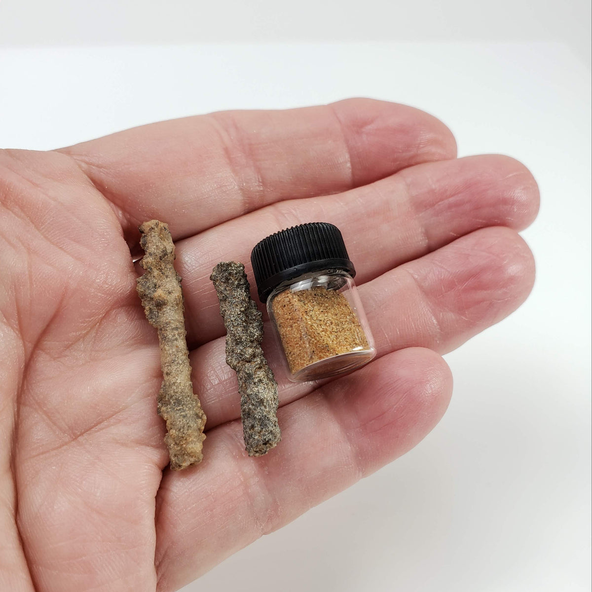  Fulgurite | Natural Lightning Impact Glass | 1.44 Grams | Sahara 9